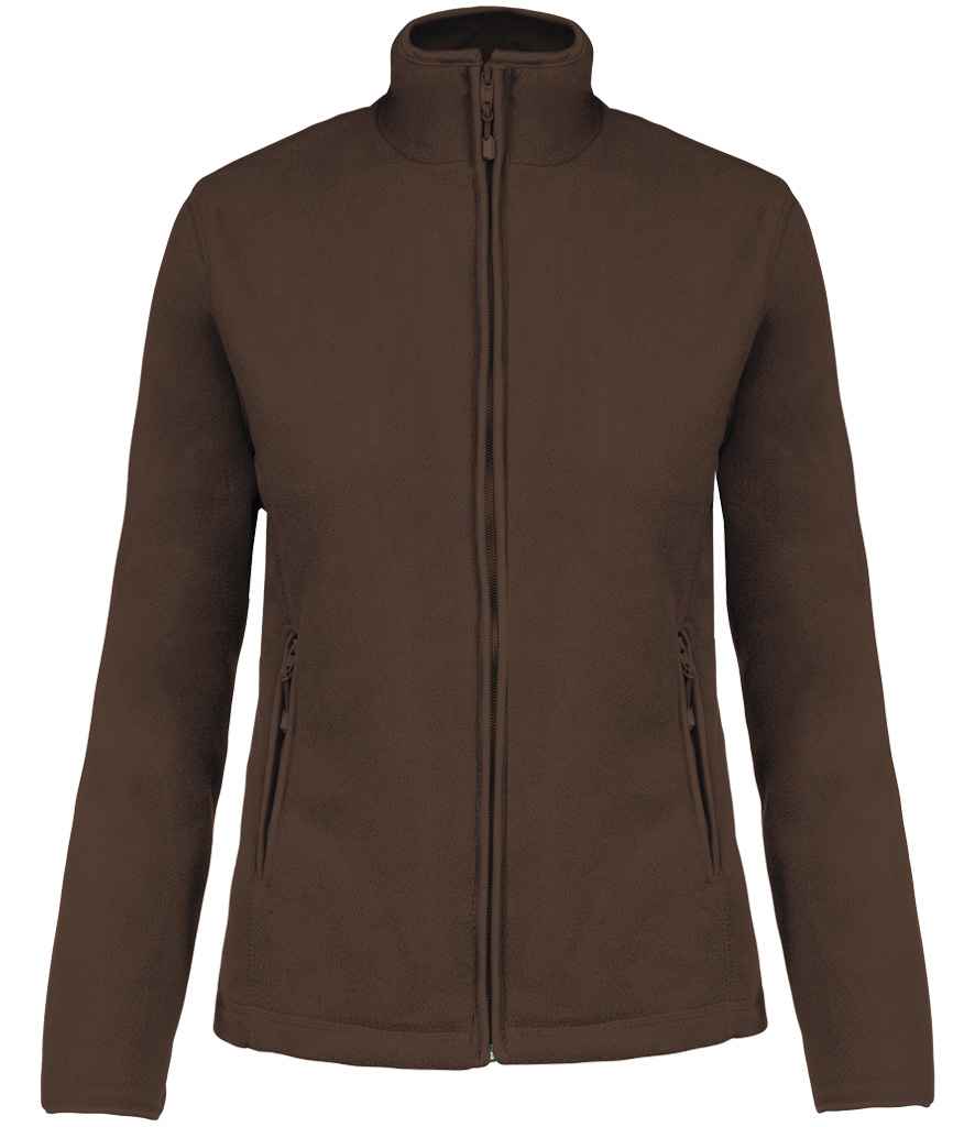 Kariban Ladies Maureen Micro Fleece Jacket | Chocolate