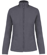 Kariban Ladies Maureen Micro Fleece Jacket | Convoy Grey thumbnail 1