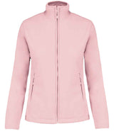 Kariban Ladies Maureen Micro Fleece Jacket | Pale Pink thumbnail 1