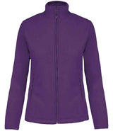 Kariban Ladies Maureen Micro Fleece Jacket | Purple thumbnail 1