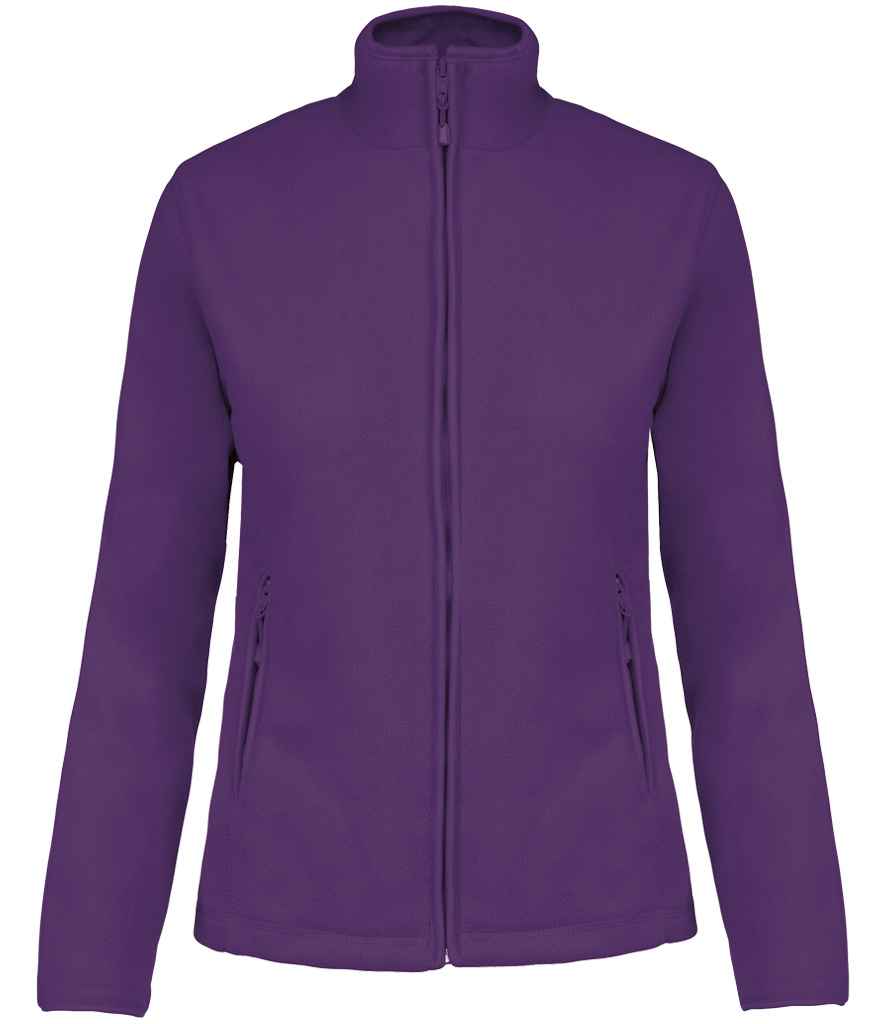 Kariban Ladies Maureen Micro Fleece Jacket | Purple