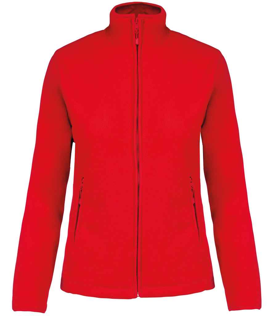 Kariban Ladies Maureen Micro Fleece Jacket | Red