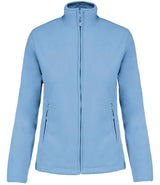Kariban Ladies Maureen Micro Fleece Jacket | Sky Blue thumbnail 1