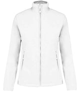 Kariban Ladies Maureen Micro Fleece Jacket | White thumbnail 1