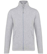 Kariban Falco Micro Fleece Jacket | Ash Heather thumbnail 1