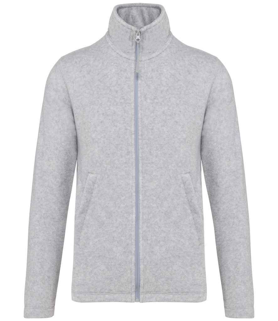Kariban Falco Micro Fleece Jacket | Ash Heather