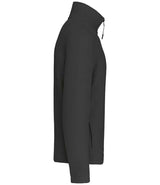 Kariban Enzo Zip Neck Micro Fleece | Dark Grey thumbnail 3