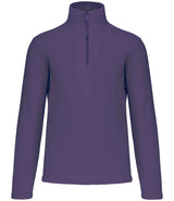 Kariban Enzo Zip Neck Micro Fleece | Purple thumbnail 1