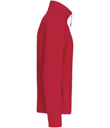 Kariban Enzo Zip Neck Micro Fleece | Red thumbnail 3