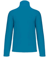 Kariban Enzo Zip Neck Micro Fleece | Tropical Blue thumbnail 2