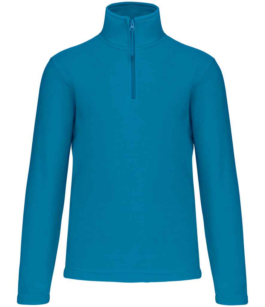 Kariban Enzo Zip Neck Micro Fleece | Tropical Blue