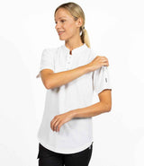 Le Chef Knitted Piqué Chef's Shirt | White thumbnail 2