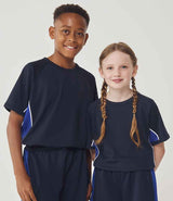 Finden + Hales Kids Performance Team T-Shirt | Navy thumbnail 1