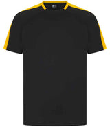 Finden + Hales Unisex Team T-Shirt | Black/Gold thumbnail 2
