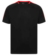 Finden + Hales Unisex Team T-Shirt | Black/Red thumbnail 1