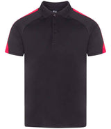 Finden + Hales Team Polo Shirt | Black/Red thumbnail 1