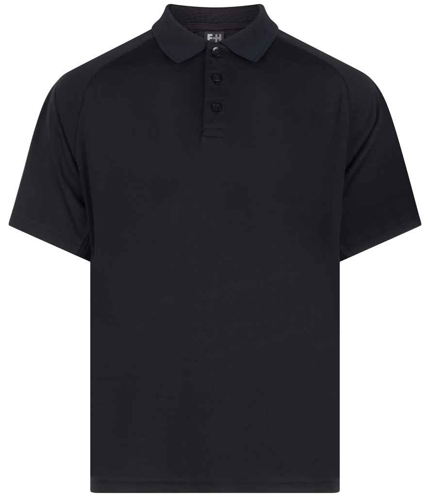 Finden + Hales Kids Team Polo Shirt | Black/Black