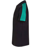 Finden + Hales Kids Team Polo Shirt | Black/Emerald thumbnail 3