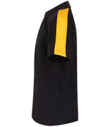 Finden + Hales Kids Team Polo Shirt | Black/Gold thumbnail 3
