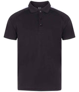 Finden + Hales Kids Team Polo Shirt | Black/White thumbnail 1