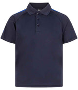 Finden + Hales Kids Team Polo Shirt | Navy/Royal Blue thumbnail 1