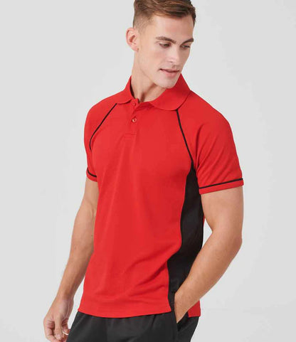 Finden + Hales Performance Piped Polo Shirt
