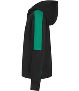 Finden + Hales Kids Team Hoodie | Black/Emerald thumbnail 3