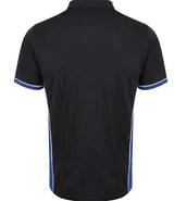 Finden + Hales Contrast Panel Polo Shirt | Navy/Royal Blue thumbnail 5