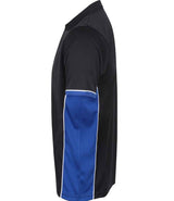 Finden + Hales Contrast Panel Polo Shirt | Navy/Royal Blue thumbnail 6