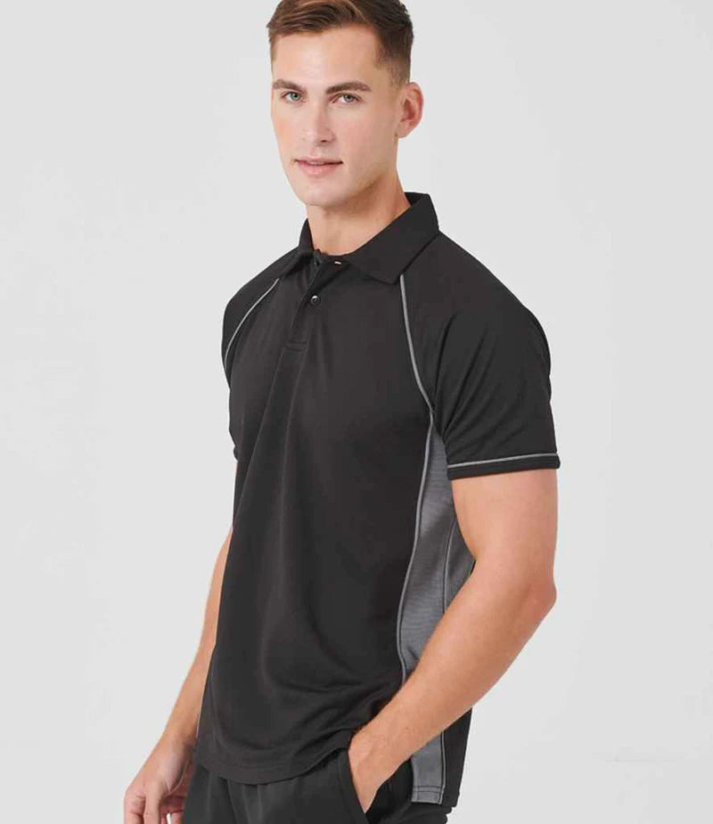Finden + Hales Performance Piped Polo Shirt