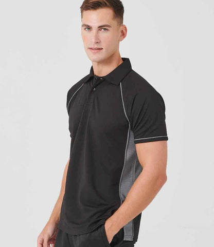 Finden + Hales Performance Piped Polo Shirt