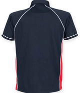 Finden + Hales Performance Piped Polo Shirt | Navy/Red/White thumbnail 2
