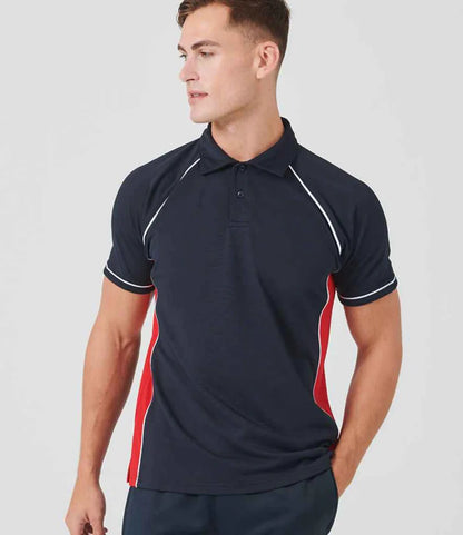 Finden + Hales Performance Piped Polo Shirt