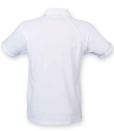 Finden + Hales Performance Piped Polo Shirt | White/White thumbnail 2