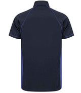 Finden + Hales Kids Performance Piped Polo Shirt | Navy/Royal Blue/Royal Blue thumbnail 4