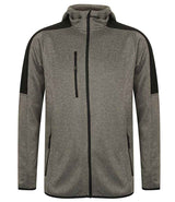 Finden + Hales Active Soft Shell Jacket | Dark Grey Marl/Black thumbnail 1