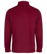 Finden + Hales 1/4 Zip Tracksuit Top | Burgundy/Burgundy thumbnail 4