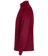 Finden + Hales 1/4 Zip Tracksuit Top | Burgundy/Burgundy thumbnail 5
