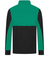 Finden + Hales 1/4 Zip Tracksuit Top | Black/Emerald thumbnail 6