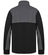 Finden + Hales 1/4 Zip Tracksuit Top | Black/Gunmetal thumbnail 2