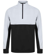 Finden + Hales 1/4 Zip Tracksuit Top | Black/White thumbnail 1
