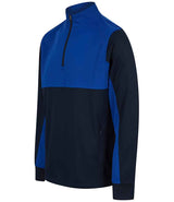 Finden + Hales 1/4 Zip Tracksuit Top | Navy/Royal Blue thumbnail 6