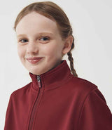 Finden + Hales Kids 1/4 Zip Tracksuit Top | Burgundy/Burgundy thumbnail 2