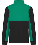 Finden + Hales Kids 1/4 Zip Tracksuit Top | Black/Emerald thumbnail 2
