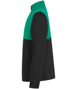 Finden + Hales Kids 1/4 Zip Tracksuit Top | Black/Emerald thumbnail 3
