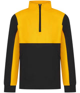 Finden + Hales Kids 1/4 Zip Tracksuit Top | Black/Gold thumbnail 3