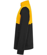 Finden + Hales Kids 1/4 Zip Tracksuit Top | Black/Gold thumbnail 5