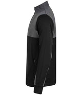 Finden + Hales Kids 1/4 Zip Tracksuit Top | Black/Gunmetal thumbnail 3