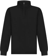 Finden + Hales Kids 1/4 Zip Tracksuit Top | Black thumbnail 1