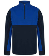 Finden + Hales Kids 1/4 Zip Tracksuit Top | Navy/Royal Blue thumbnail 1